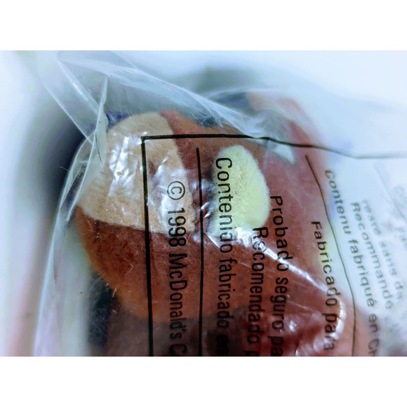 Vintage 1998 McDonalds Lion King 2 Sealed #5 Pumbaa Plush Toy - Picture 4 of 4